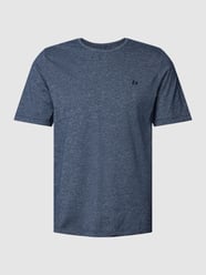 T-shirt z fakturowanym wzorem od Blend Niebieski - 13