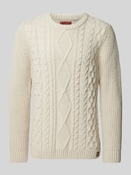 Strickpullover mit Zopfmuster Modell 'Jacob' von Superdry Beige - 39