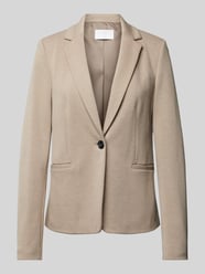 Blazer mit Reverskragen von Jake*s Collection Braun - 44