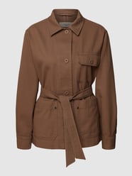 Jacke mit Taillenband Modell 'Sassari' von Weekend Max Mara Braun - 2
