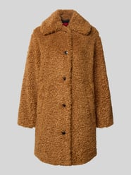 Regular Fit Teddy-Mantel mit Umlegekragen Modell 'MIMINA-1' von HUGO - 40