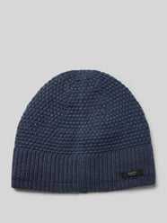 Beanie mit Label-Detail Modell 'NOAR' von Barts Blau - 38