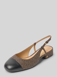 Lederballerinas mit Fesselriemen Modell 'PERLA' von MICHAEL Michael Kors - 8