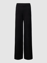 Stoffen broek met elastische band, model 'Rachelle' van MOSS COPENHAGEN Zwart - 8