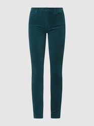 Super Skinny Fit High Waist Samthose mit Stretch-Anteil  von 7 For All Mankind Grün - 19