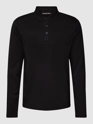 Poloshirt mit langen Ärmeln Modell 'INTERLOCK' von Michael Kors Schwarz - 13