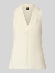 regular fit blousetop van pure zijde model 'BOLARU' van BOSS - 2
