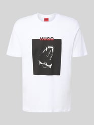 T-Shirt mit Motiv- und Label-Print Modell 'Dobero' von HUGO - 35