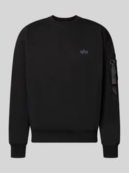 Bluza z detalami z logo od Alpha Industries - 5