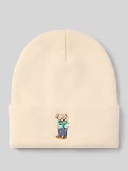 Muts in tricotlook model 'BEAR' van CHILL PILL Beige - 6
