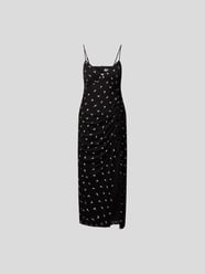 Midikleid mit Polka Dots von Self-Portrait Grau / Schwarz - 6