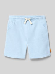 Szorty w kroju regular fit z naszywką z logo od Steiff - 30