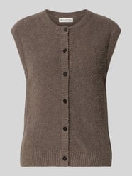 Regular Fit Weste aus Frottee von Marc O'Polo Beige - 1