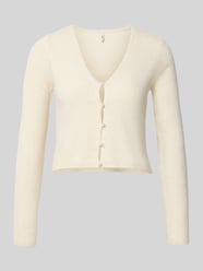 Kurtka o kroju slim fit z prążkowanej dzianiny model ‘RICA LIFE’ od Only - 31