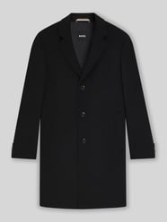 Slim fit lange wollen jas met reverskraag, model 'HYDE' van BOSS - 46