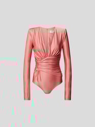 Body mit V-Ausschnitt von Alexandre Vauthier Rosa - 14