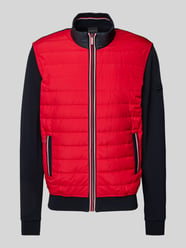 Steppjacke mit Reißverschlusstaschen von bugatti Rot - 2