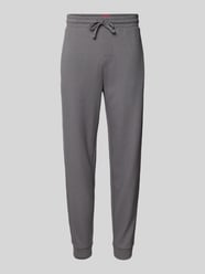 Relaxed Fit Sweatpants mit Strukturmuster Modell 'Austin' von HUGO Grau - 6