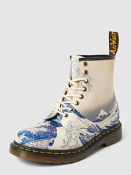 Schnürboots mit Allover-Print von Dr.Martens Weiß - 6