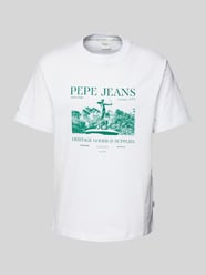 T-Shirt mit Label-Print von Pepe Jeans - 19