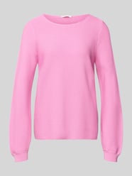 Regular Fit Pullover mit Strukturmuster von Christian Berg Woman Pink - 8