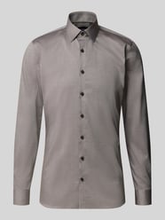 Super Slim Fit Businesshemd aus Baumwoll-Mix von OLYMP No. Six Beige - 44