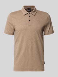 Poloshirt mit kurzer Knopfleiste Modell 'Palosh 30' von BOSS Beige - 34