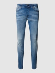 Stone Washed Slim Fit Jeans von Jack & Jones Blau / Türkis - 40