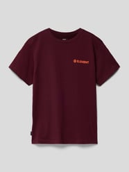 T-Shirt mit Label-Print Modell 'BLAZIN' von Element Rot - 22