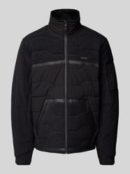 Sweatjacke mit Eingrifftaschen Modell 'Snoozy' von BOSS Green Schwarz - 30