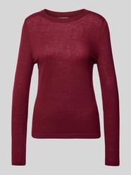 Gebreide pullover met ronde hals van Christian Berg Woman Selection Bordeaux - 17