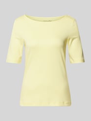 T-Shirt mit Rundhalsausschnitt  von Christian Berg Woman Gelb - 38