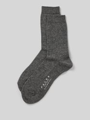 Socken mit Label-Stitching Modell 'COSY' von Falke Grau - 9