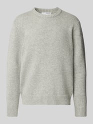 Strickpullover mit Rundhalsausschnitt Modell 'CODY' von SELECTED HOMME Grau - 36