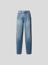 Mid Rise Jeans im Straight Fit von Victoria Beckham Blau - 47