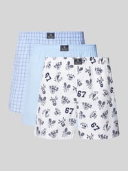 Boxershorts mit elastischem Bund im 3er-Pack von Polo Ralph Lauren Underwear Blau - 5