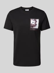 T-Shirt mit Motiv-Print von CK Calvin Klein Schwarz - 3