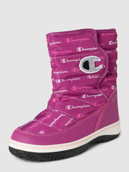 Boots mit Allover-Logo Modell 'FLAKEY' von CHAMPION Pink - 33