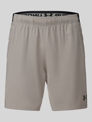 Regular Fit Sportshorts mit Logo-Print von Under Armour Beige - 20