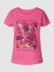 T-Shirt mit Motiv-Print von Christian Berg Woman Pink - 36