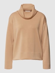 Bluza z kołnierzem szalowym model ‘Gawine’ od Opus Beżowy - 18