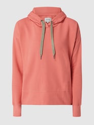 Hoodie van katoenmix  van camel active Oranje - 13