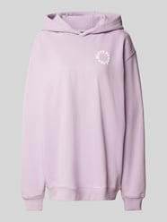 Oversized hoodie met statementprint van Hugo Blue Roze - 40