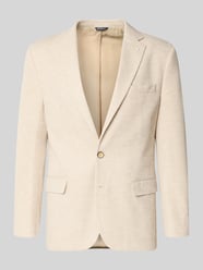 Slim Fit 2-Knopf-Sakko mit Pattentaschen von MCNEAL Beige - 31