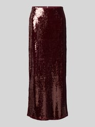 Regular fit midirok met all-over pailletten, model 'Diana' van GUIDO MARIA KRETSCHMER WOMAN - 36