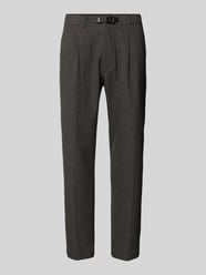 Tapered bandplooibroek met viscose van Marc O'Polo DENIM - 4