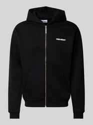 Sweatjacke mit Label-Schriftzug von REVIEW Schwarz - 9