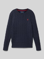 Strickpullover mit Label-Stitching von Polo Ralph Lauren Teens - 14
