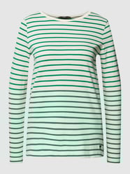 Longsleeve mit Streifenmuster Modell 'FRETTY' von Weekend Max Mara Grün - 42
