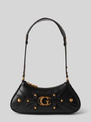 Handtasche mit Label-Applikation Modell 'MINTHA MINI' von Guess Schwarz - 5